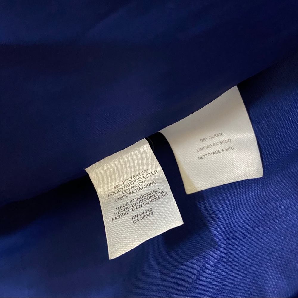 ๐ฅ JONES NEW YORK Royal Blue Jacket XL - Picture 3 of 3